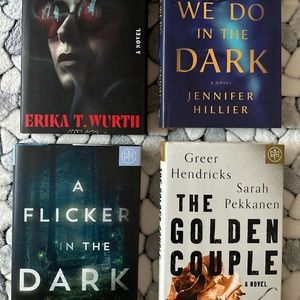 4 Thriller Hardcover Books - BOTM Lot